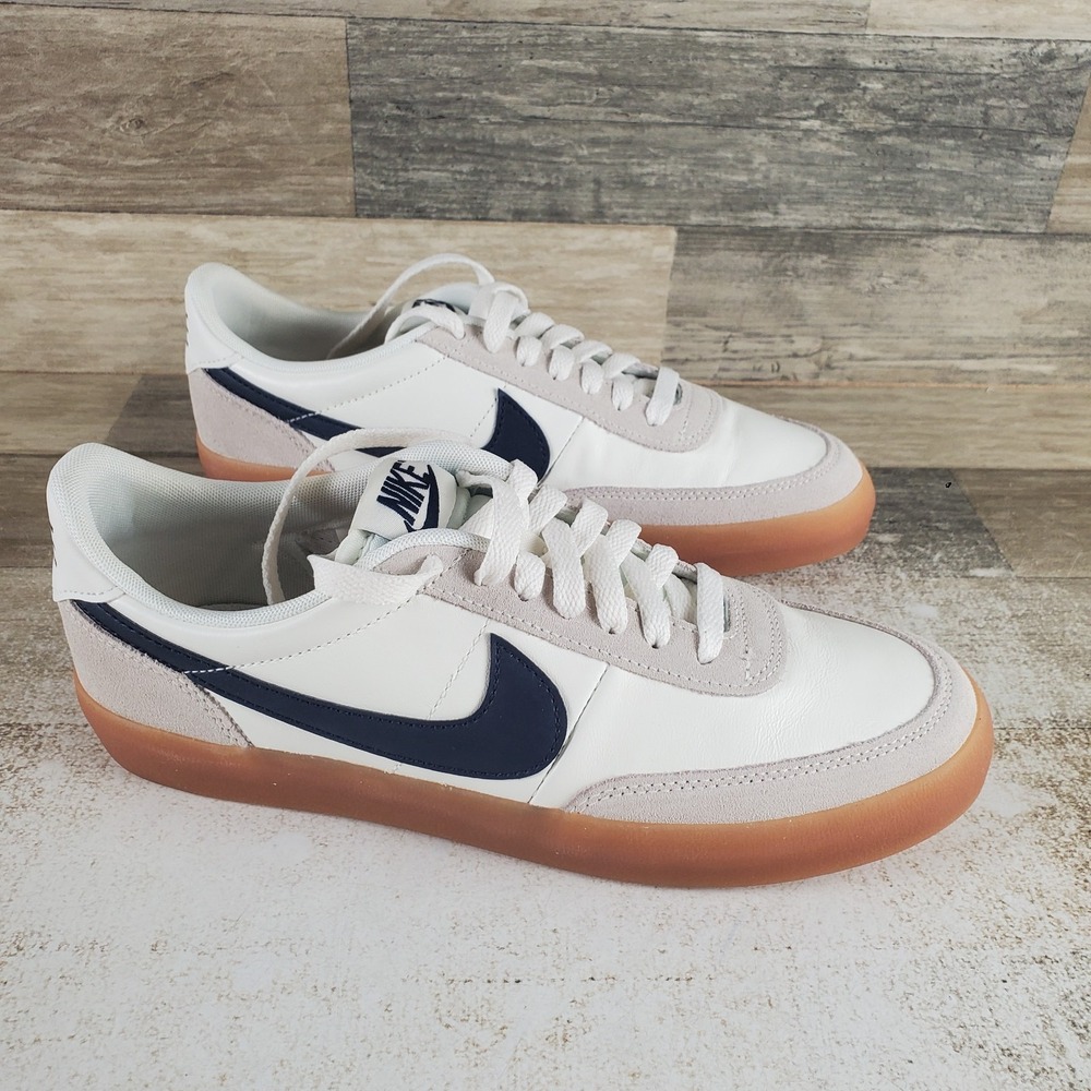 Nike Killshot 2 Womens Tennis Shoes Sz 10 Sail Gum Yellow Midnight Navy Sneakers